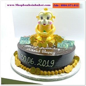 Bánh Sinh Nhật Con Khỉ Tuổi Thân - T36